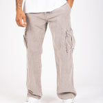 Grey Corduroy Utility Cargo - Liquor n Poker