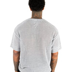 Grey Knit Jersey T-Shirt - Liquor n Poker