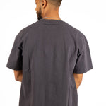 Grey Premium Oversized 'Eternal Paradise' Printed T-Shirt - Liquor n Poker