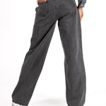 Grey Wash Rapture Rip & Repair Baggy Fit Jeans - Liquor n Poker
