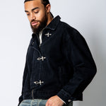 HARRINGTON - Buckle Detail Jacket in Black - Liquor n Poker