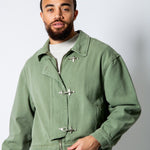 HARRINGTON - Buckle Detail Jacket in Khaki - Liquor n Poker
