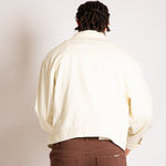 Harrington Ecru Buckle Detail Denim Jacketcha - Liquor n Poker