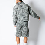 HARRINGTON - Faded Leopard Print Boxy Denim Jacket - Liquor n Poker
