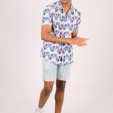 Havana Club Floral Pattern Shirt - Liquor n Poker