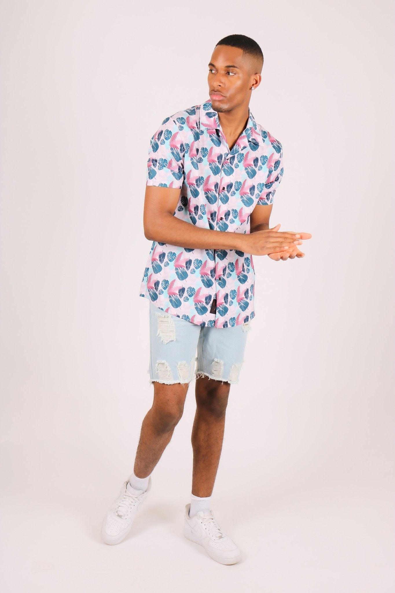 Havana Club Floral Pattern Shirt - Liquor n Poker