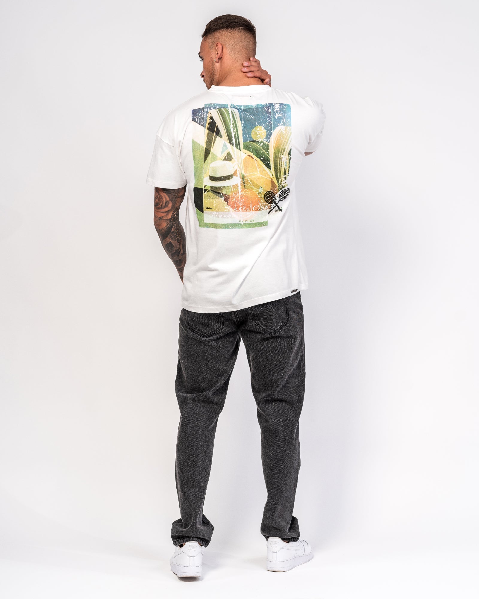 Havana Club Tennis Printed White T-Shirt - Liquor n Poker