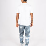 Japanese Landscape Printed Straight Leg Jean - Liquor n Poker