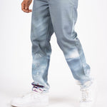 Japanese Landscape Printed Straight Leg Jean - Liquor n Poker