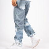 Japanese Landscape Printed Straight Leg Jean - Liquor n Poker