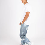 Japanese Landscape Printed Straight Leg Jean - Liquor n Poker