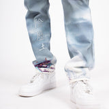 Japanese Landscape Printed Straight Leg Jean - Liquor n Poker