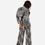 Leopard Print Wide Leg Jeans - Liquor n Poker