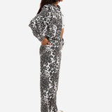 Leopard Print Wide Leg Jeans - Liquor n Poker