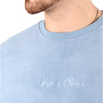 Light Blue Polar Fleece Sweatshirt - Liquor n Poker