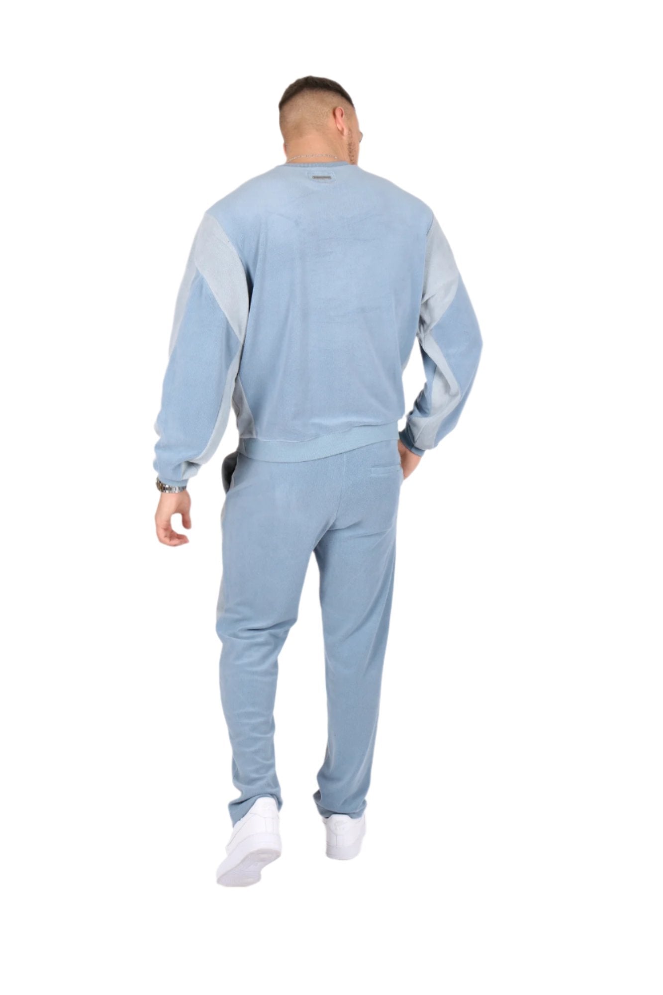 Light Blue Polar Fleece Sweatshirt - Liquor n Poker