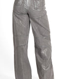 Liquor N Poker Bandeau Panel Detail Jumpsuit Metallic Silver - Liquor n Poker
