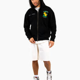 Liquor N Poker Oversized 'Forbidden Fruits' Back Printed Zip Up Hoodie - Liquor n Poker