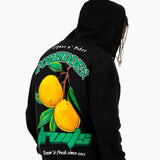 Liquor N Poker Oversized 'Forbidden Fruits' Back Printed Zip Up Hoodie - Liquor n Poker