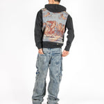Liquor N Poker Oversized Hoodie Eternal Paradise Back Print Black - Liquor n Poker