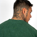 Liquor N Poker Premium Recycled Forest Acid Green Boxy T-Shirt - Liquor n Poker