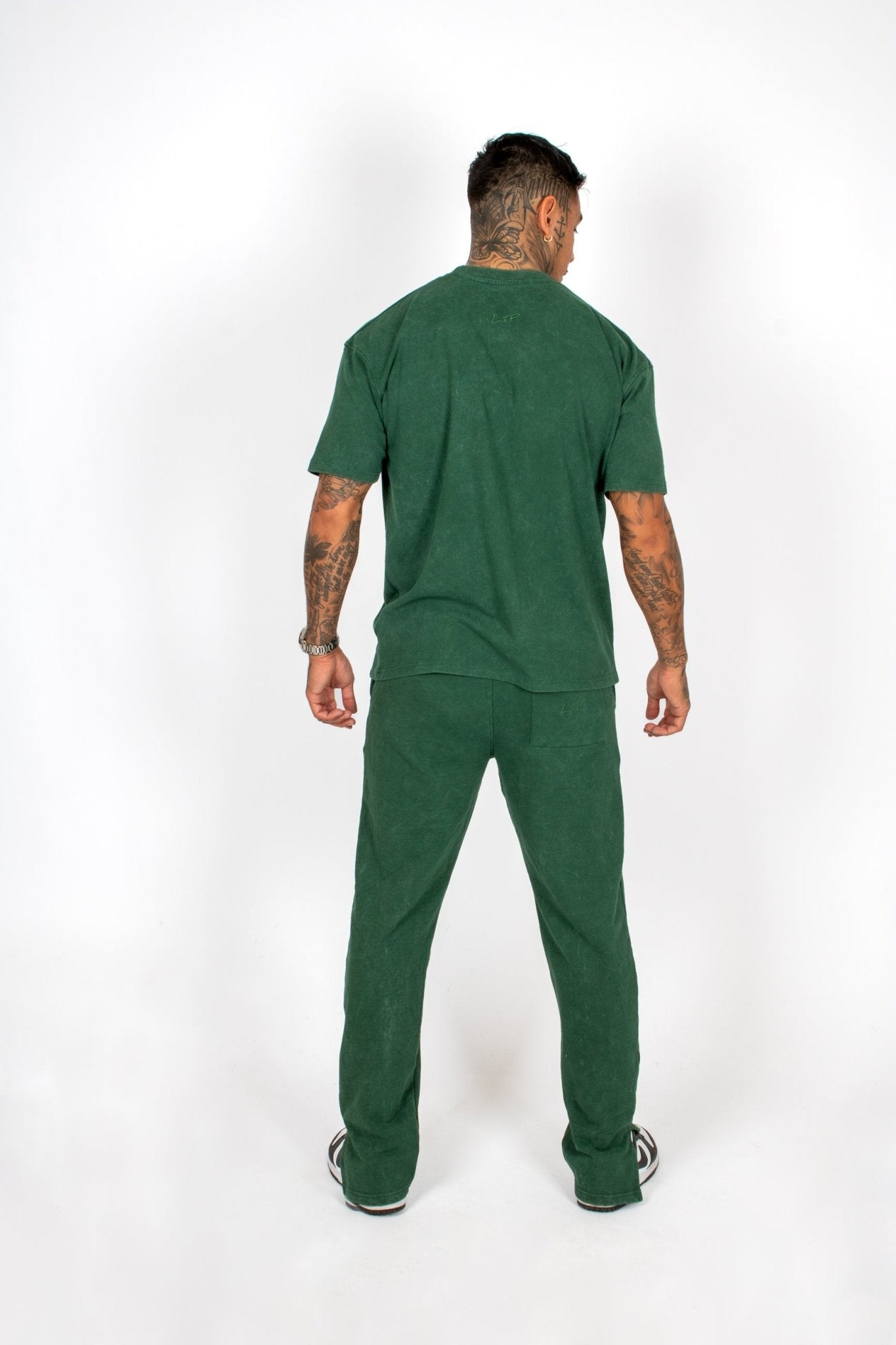 Liquor N Poker Premium Recycled Forest Acid Green Boxy T-Shirt - Liquor n Poker