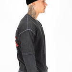 Liquor N Poker Principles Of Life Oversized Long Sleeve T-Shirt Black - Liquor n Poker