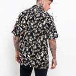 Liquor N Poker Super Skinny Black Wash Distressed Denim Shorts - Liquor n Poker