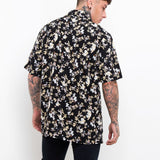 Liquor N Poker Super Skinny Black Wash Distressed Denim Shorts - Liquor n Poker