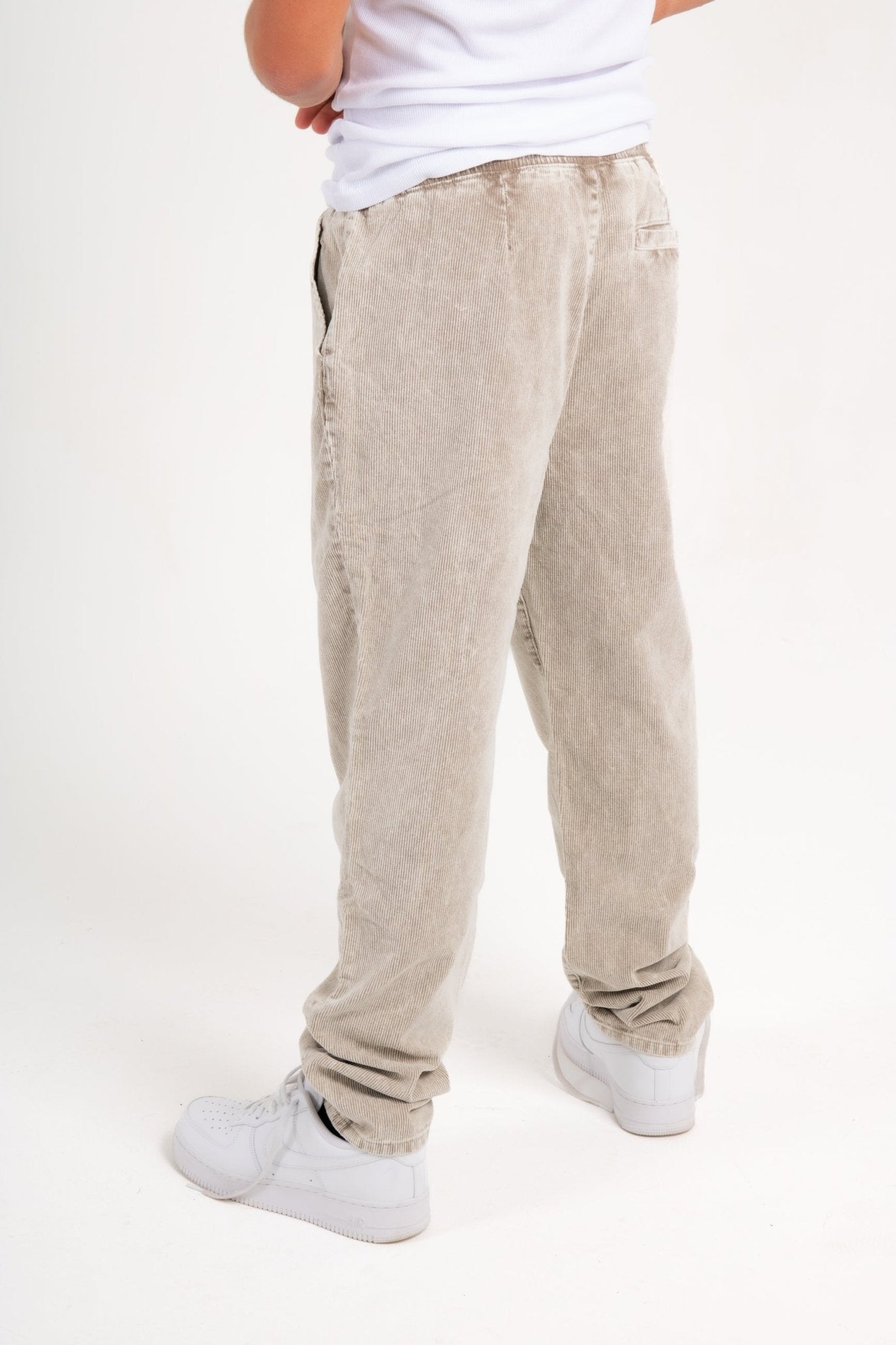 LNP ACID BEIGE CORDUROY STRAIGHT TROUSER - Liquor n Poker