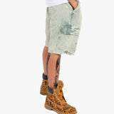 LNP ACID GREEN CORDUROY CARGO SHORTS - Liquor n Poker