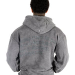 LNP Acid Grey Faded Text Hoodie - Liquor n Poker