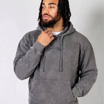 LNP Acid Grey Faded Text Hoodie - Liquor n Poker