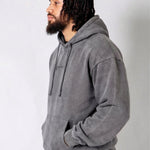 LNP Acid Grey Faded Text Hoodie - Liquor n Poker