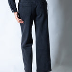 LNP baggy chain detail jean in black - Liquor n Poker