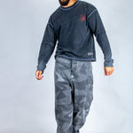 LNP baggy fit denim jeans in tonal camo - Liquor n Poker