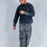 LNP baggy fit denim jeans in tonal camo - Liquor n Poker