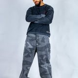 LNP baggy fit denim jeans in tonal camo - Liquor n Poker