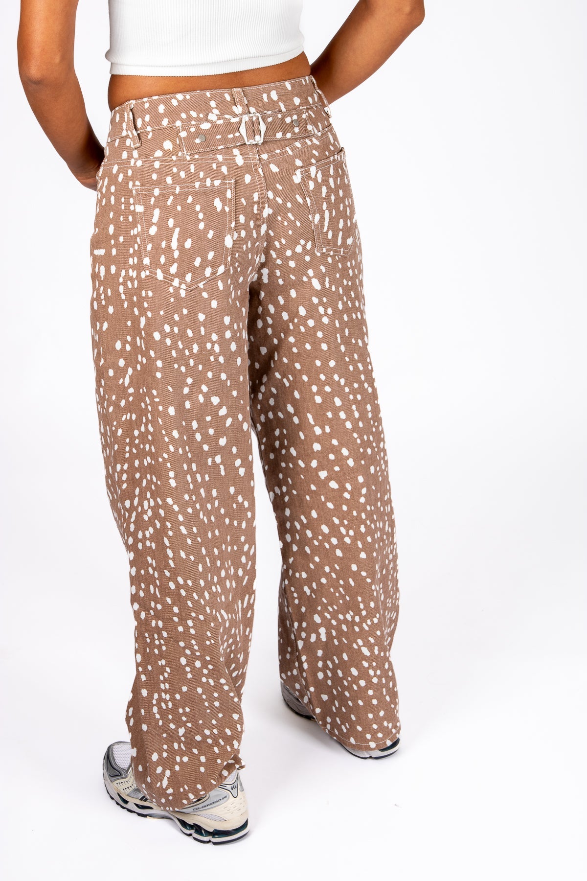 LNP BAMBI PRINT BAGGY JEANS - Liquor n Poker