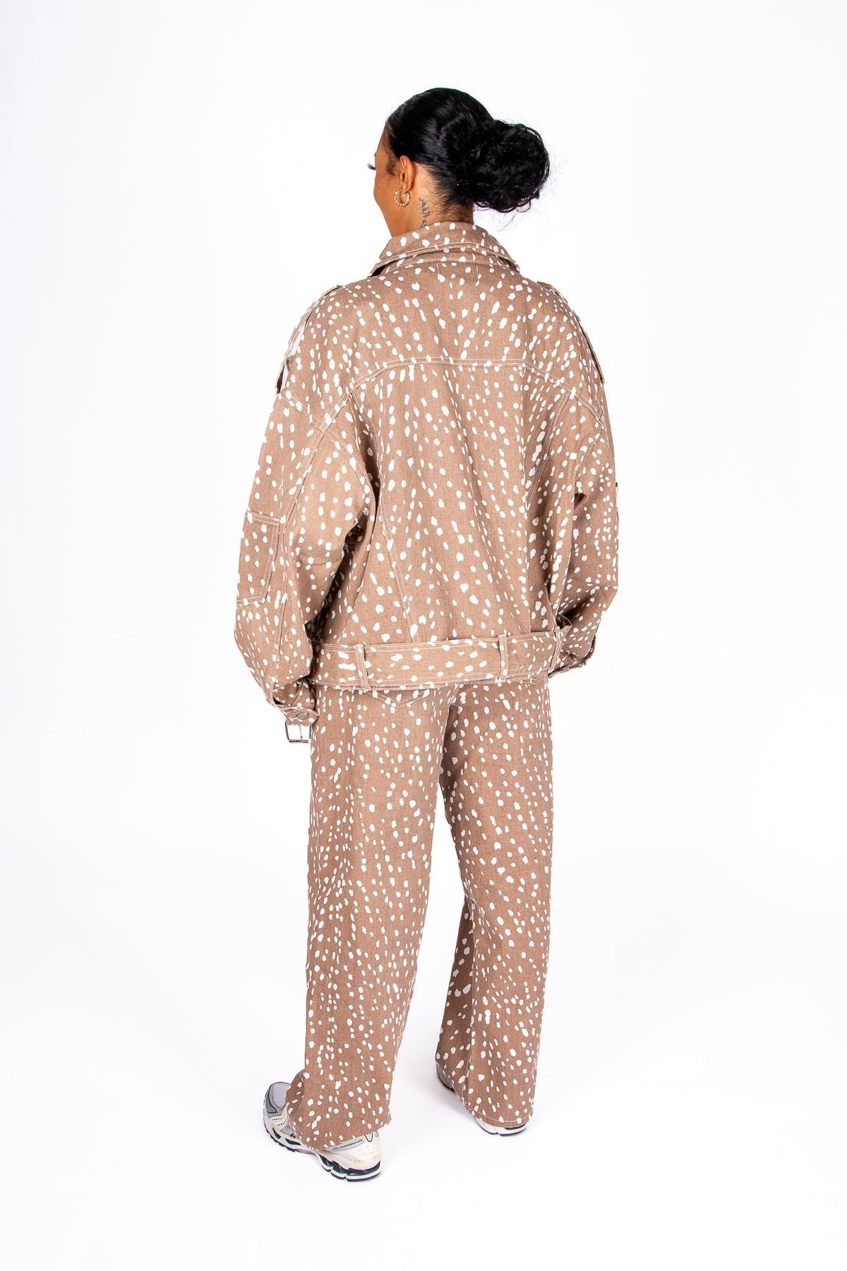 LNP BAMBI PRINT BAGGY JEANS - Liquor n Poker