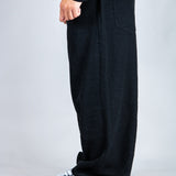 LNP black baggy textured jeans - Liquor n Poker