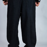 LNP black baggy textured jeans - Liquor n Poker