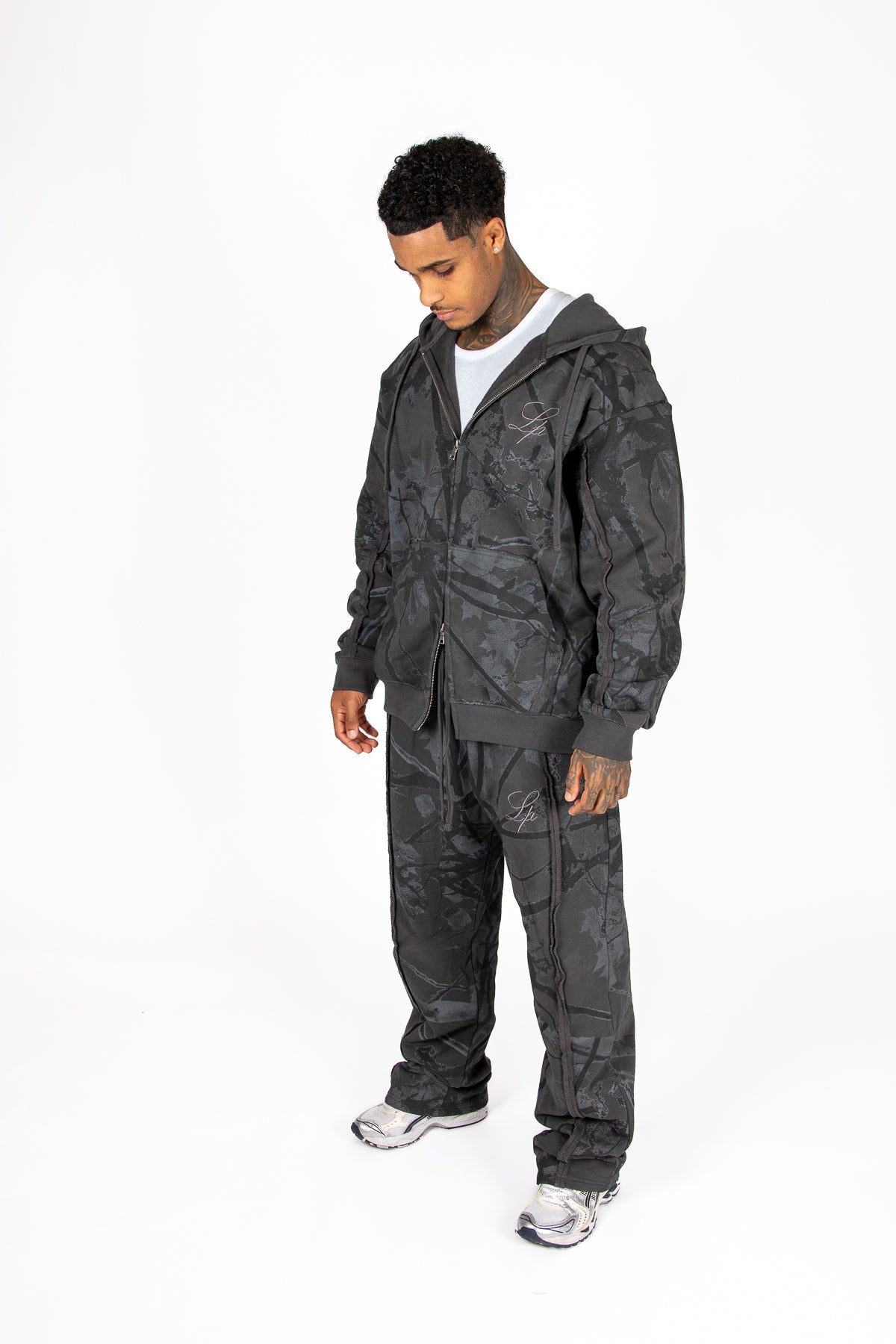 LNP Black Camo Zip Co - Ord - Liquor n Poker