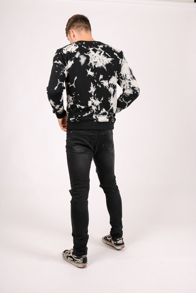 LNP BLACK TIE - DYE JUMPER - Liquor n Poker