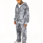 LNP Blue Camo Zip Co - Ord - Liquor n Poker