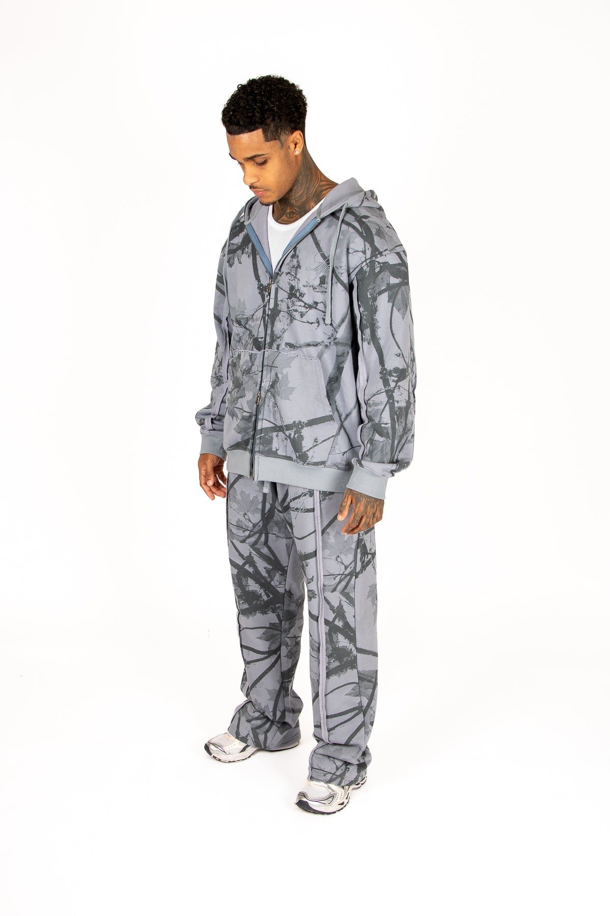 LNP Blue Camo Zip Co - Ord - Liquor n Poker