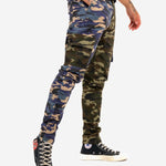 LNP Blue Green Split Fort Camo Cargo - Liquor n Poker