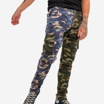 LNP Blue Green Split Fort Camo Cargo - Liquor n Poker
