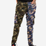 LNP Blue Green Split Fort Camo Cargo - Liquor n Poker