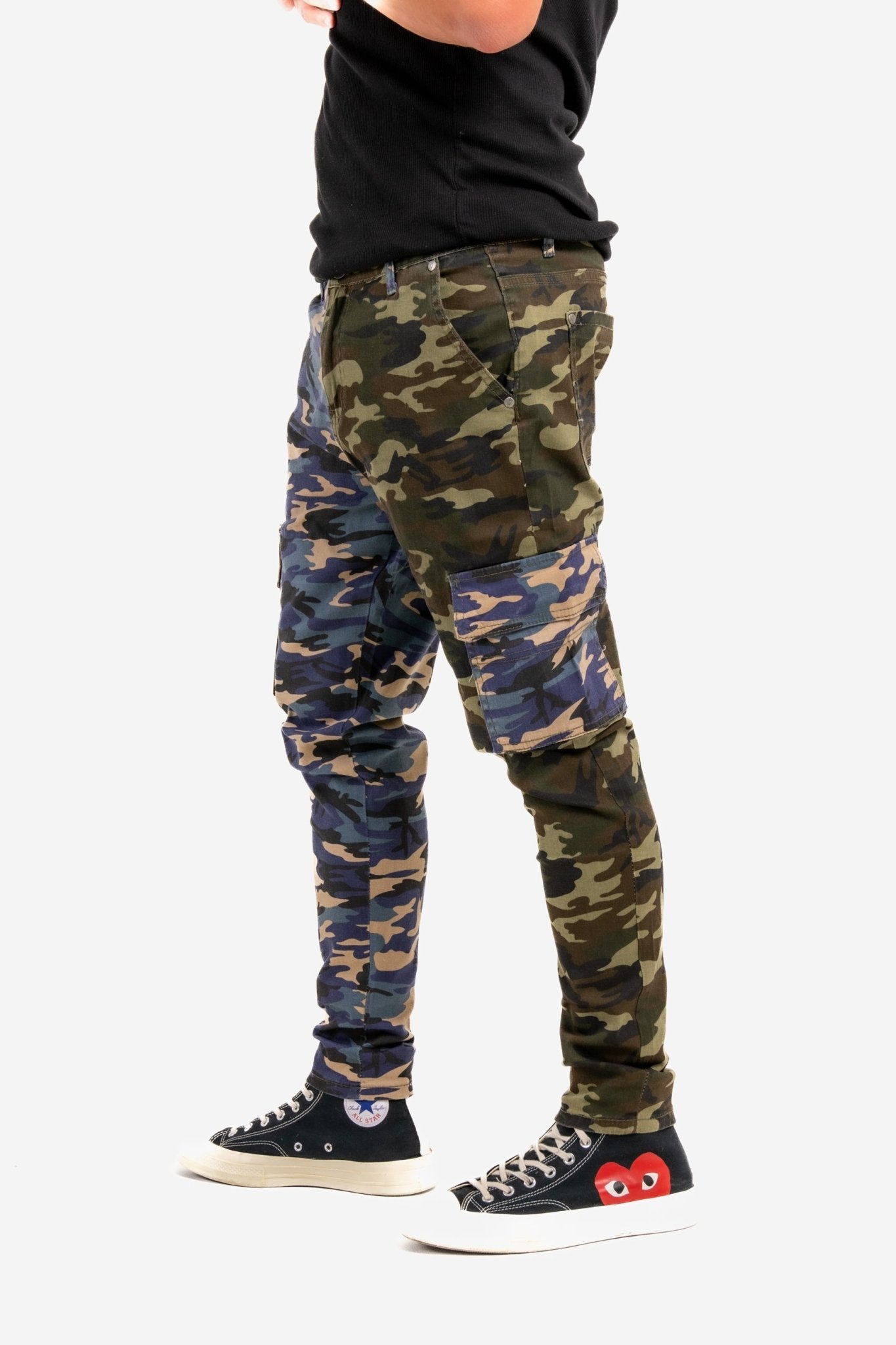 LNP Blue Green Split Fort Camo Cargo - Liquor n Poker